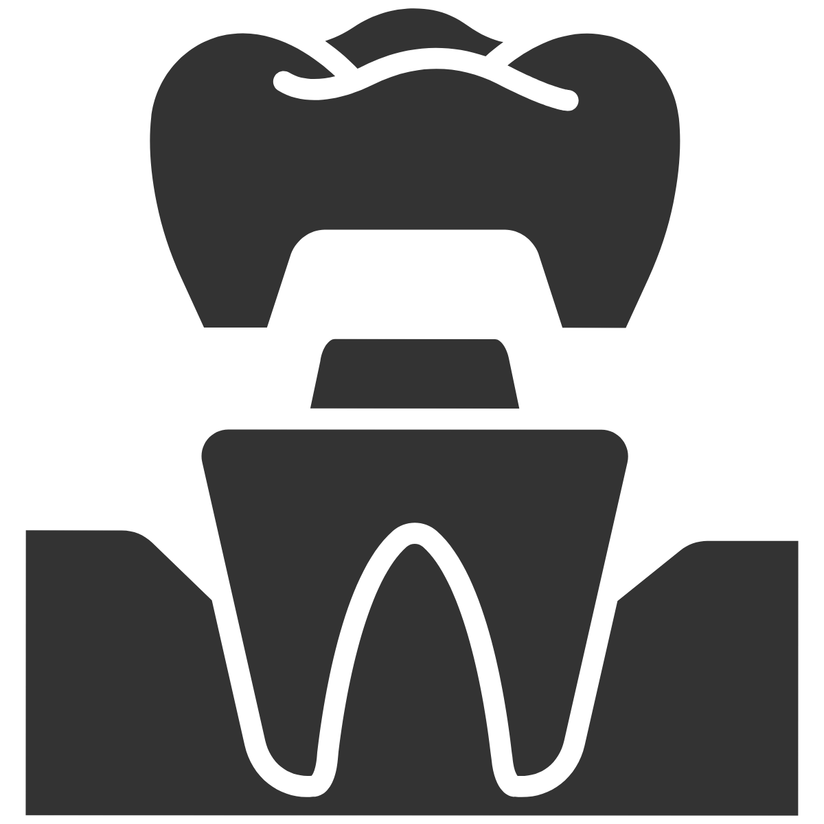 Dental Crown Icon.